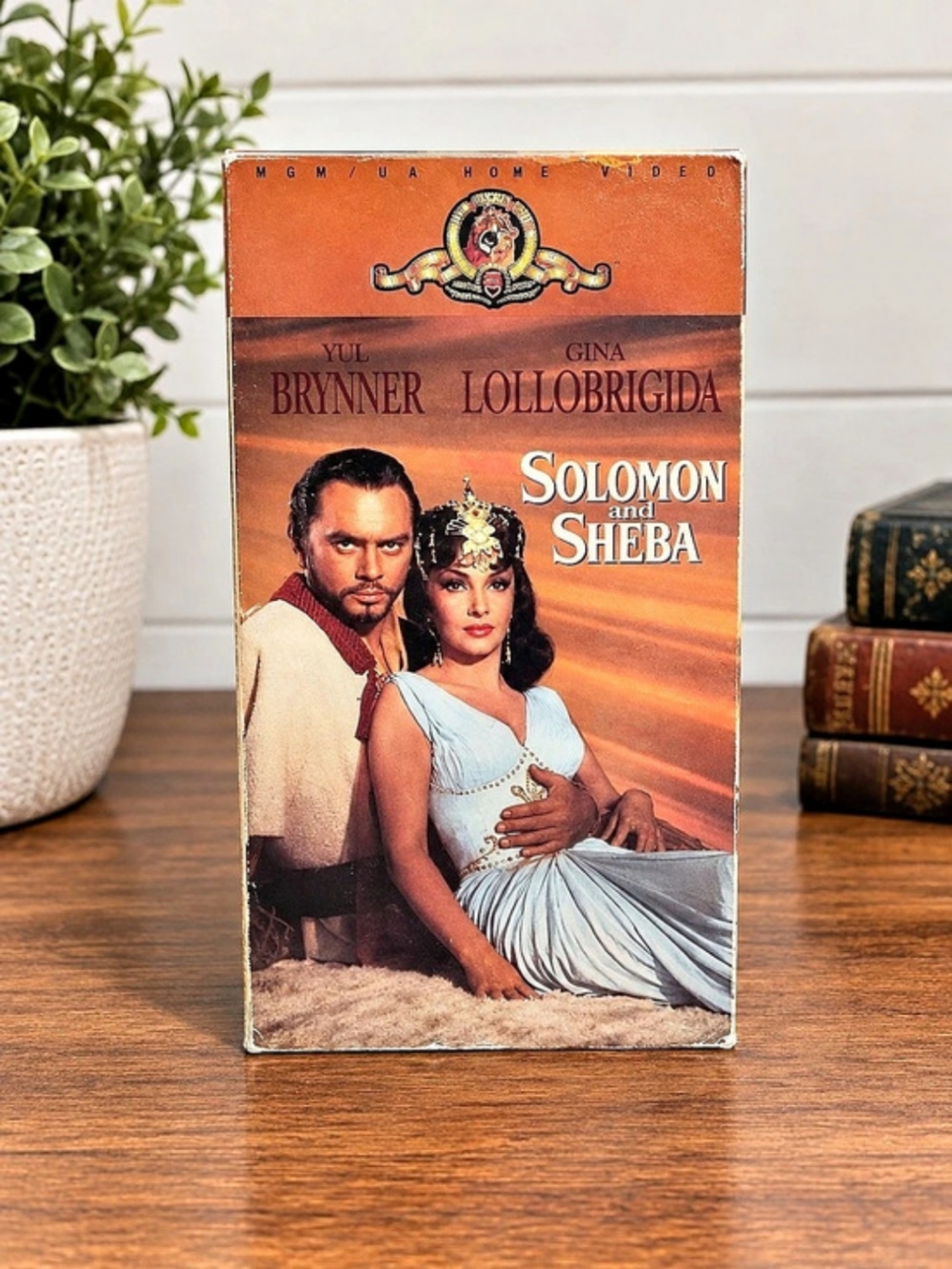 MGM Solomon and Sheba Religious VHS Tape Movie
